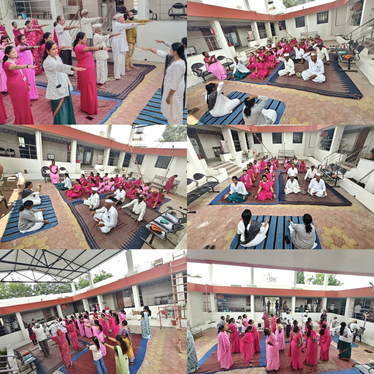 सेवा संकल्प अभियान आयुर्वेदिक दिनानिमित्त योगा शिबिर आयोजित