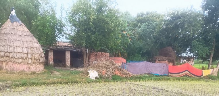 रास्ते पर दबंगौ ने किया कब्जा
