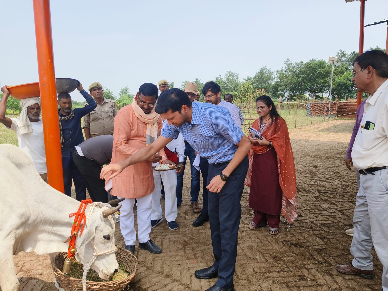 हमीरपुर :जिलाधिकारी ने सुमेरपुर की गौशालाओं का किया औचक निरीक्षण, व्यवस्थाओं में सुधार के दिए कड़े निर्देश