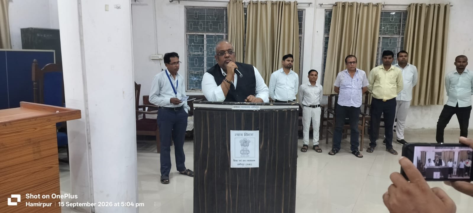 हमीरपुर :हिंदी प्रश्नोत्तरी बनी आकर्षण का केंद्र, न्यायिक अधिकारियों ने लिया हिस्सा