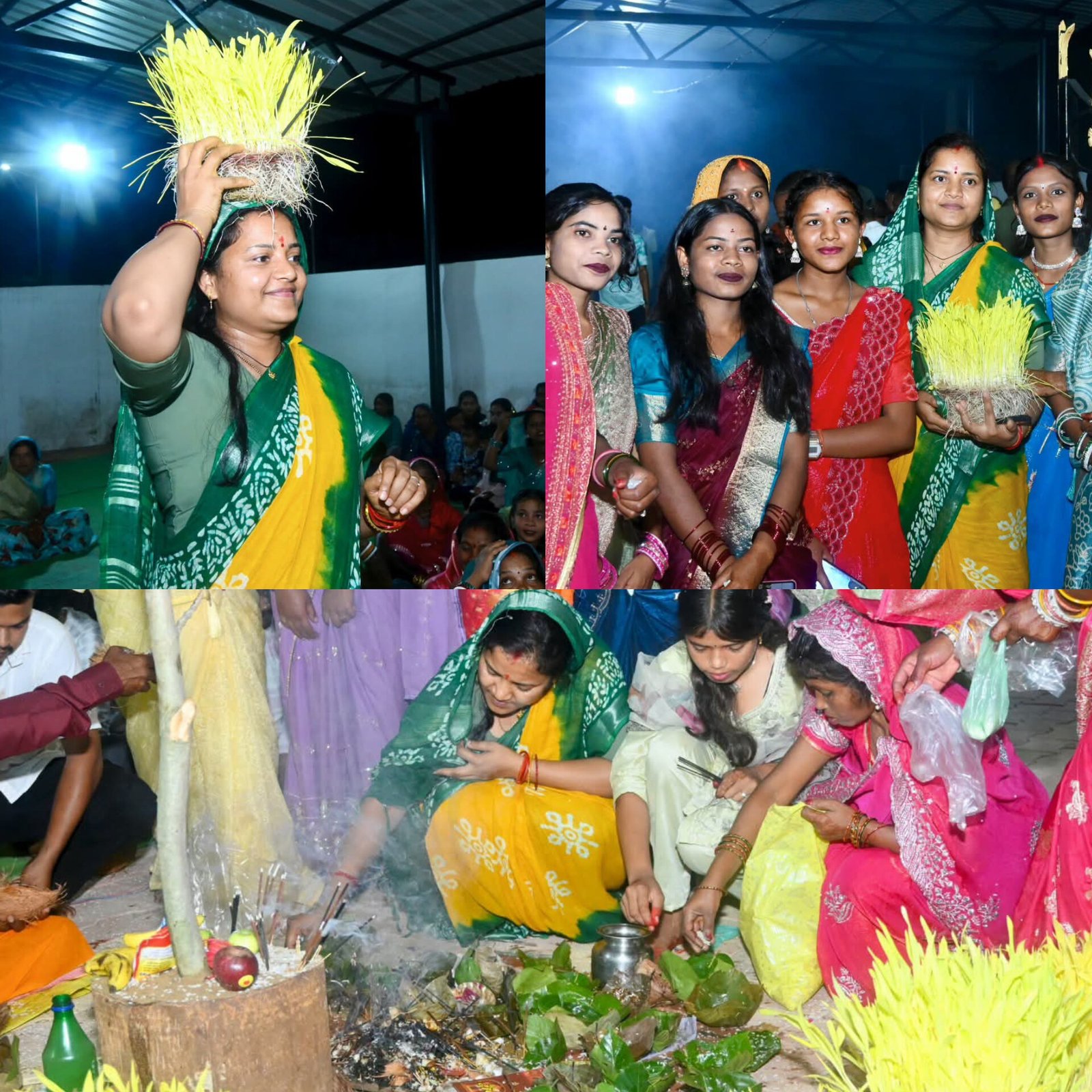 करमा पूजा में शामिल हुईं मंत्री श्रीमती लक्ष्मी राजवाड़े, प्रकृति, संस्कृति और लोकपरंपराओं के संरक्षण का दिया संदेश