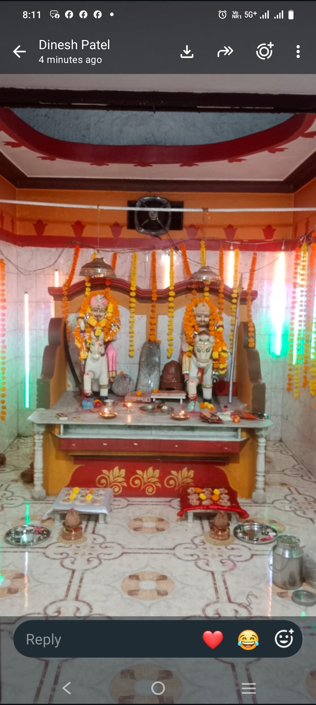 तेजाजी महाराज की नवमी पर आज भजन संध्या, कल होगा तुला दान व विशाल भंडारा