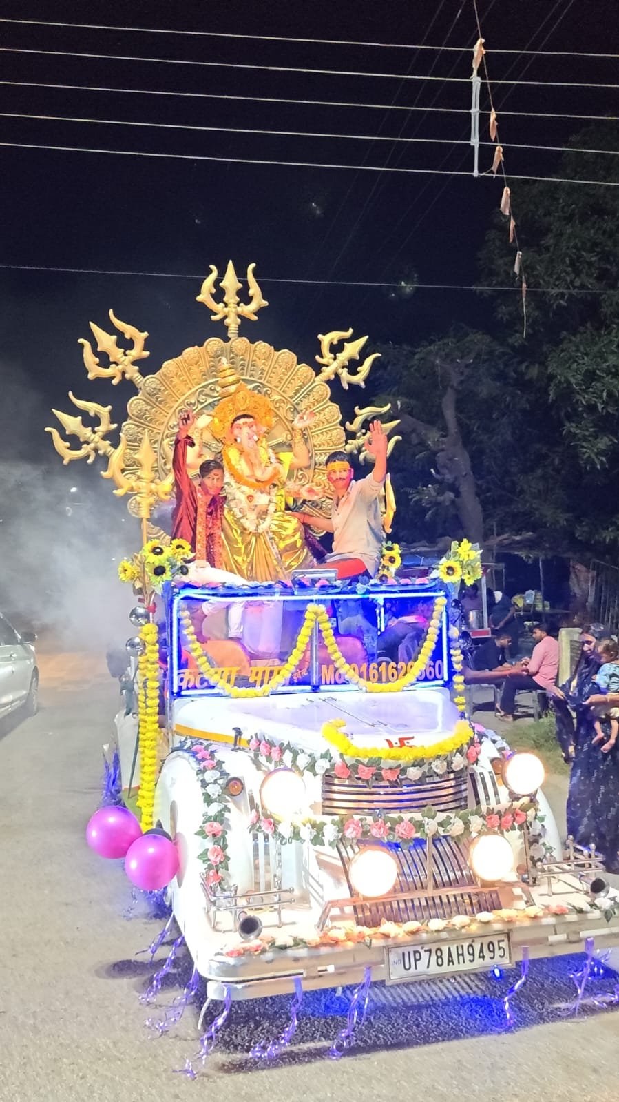 पूरे सम्मान और भक्ति पूर्ण माहौल में गणपति महाराज को दी गई भावभीनी विदाई
