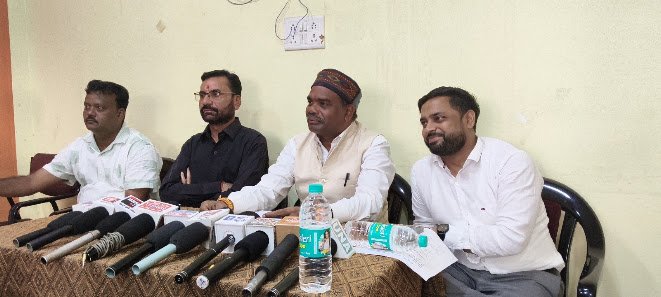 भाजपा जिला कार्यालय में पत्रकार वार्ता आयोजित जिला अध्यक्ष चमरू नेताम ने किया संबोधित