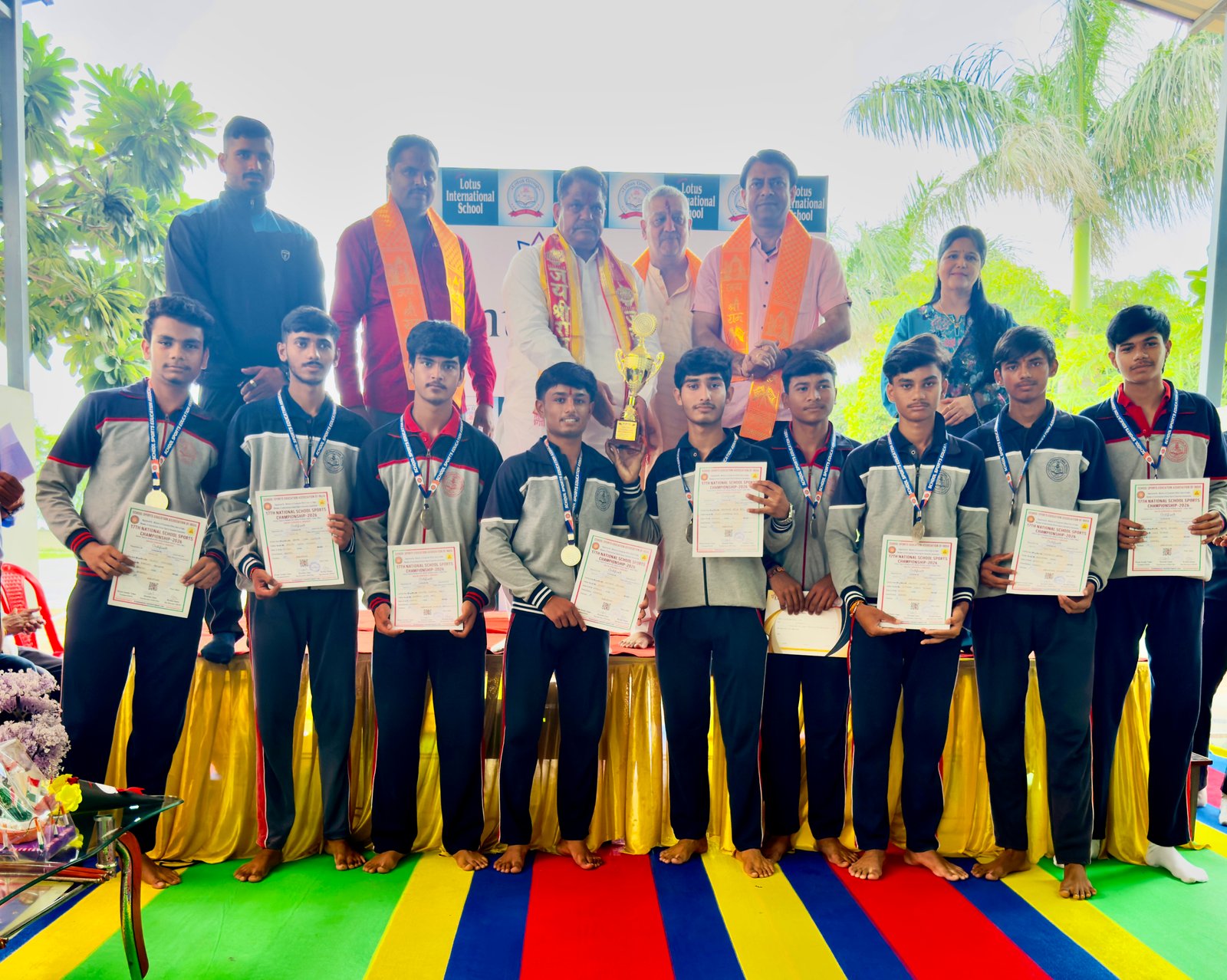 लोटस इंटरनेशनल स्कूल बंग्रेड के खिलाड़ियों ने राष्ट्रीय स्तर पर उत्कृष्ट प्रदर्शन कर रचा इतिहास