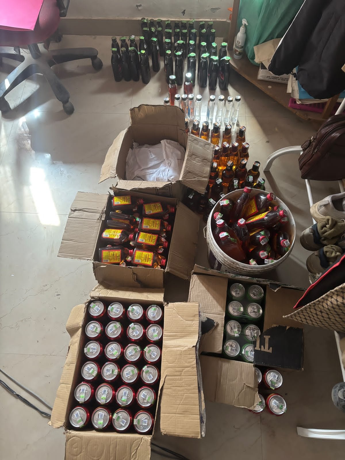 District Poonch Police Seize 247 Bottles of Liquor on Dry Day Surankote, 02 October 2026: Acting on reliable information, Police Station Surankote conducted a raid during the e