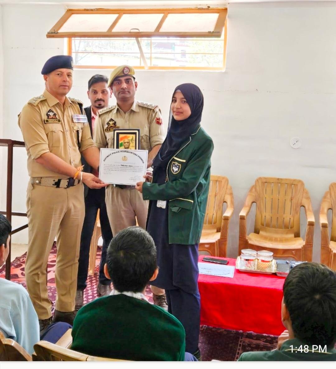 Rajesh Kumar poonch As part of the ongoing initiatives of District Police Poonch to promote national unity, communal harmony, patriotism and stronger police-public engagement,