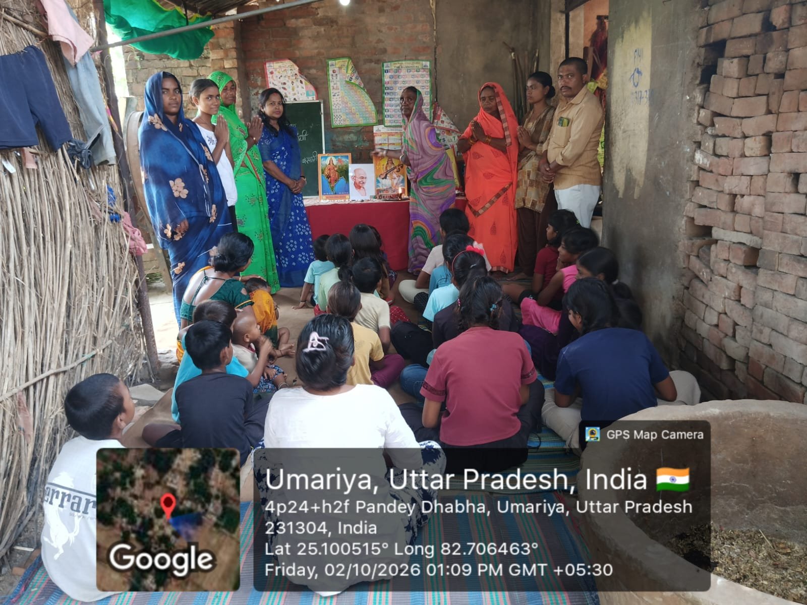 एकल विद्यालय (संभाग पूर्वी उत्तर प्रदेश, आंचल चुनारगढ़) के अंतर्गत सचं चंडिका धाम विद्यालय, ग्राम बसारी में महात्मा गांधी जी की जयंती के अवसर पर आयोजित कार्यक्रम का प्रेस नोट पीडीए