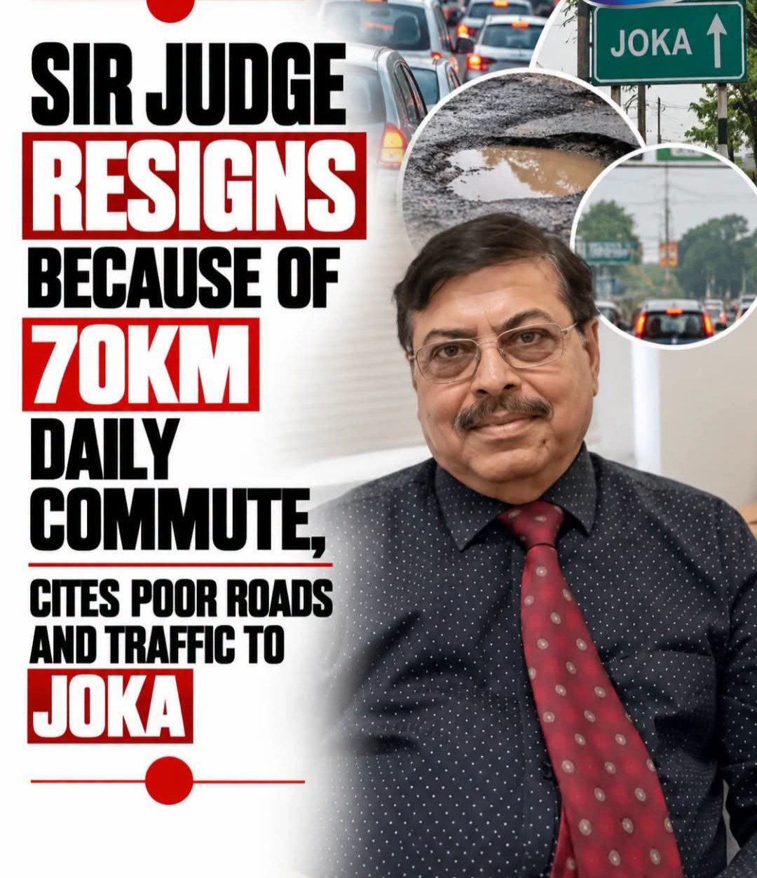 SIR ट्रिब्यूनल के जज का इस्तीफा! रोजाना 70 KM की यात्रा, खराब सड़कें और ट्रैफिक से परेशान