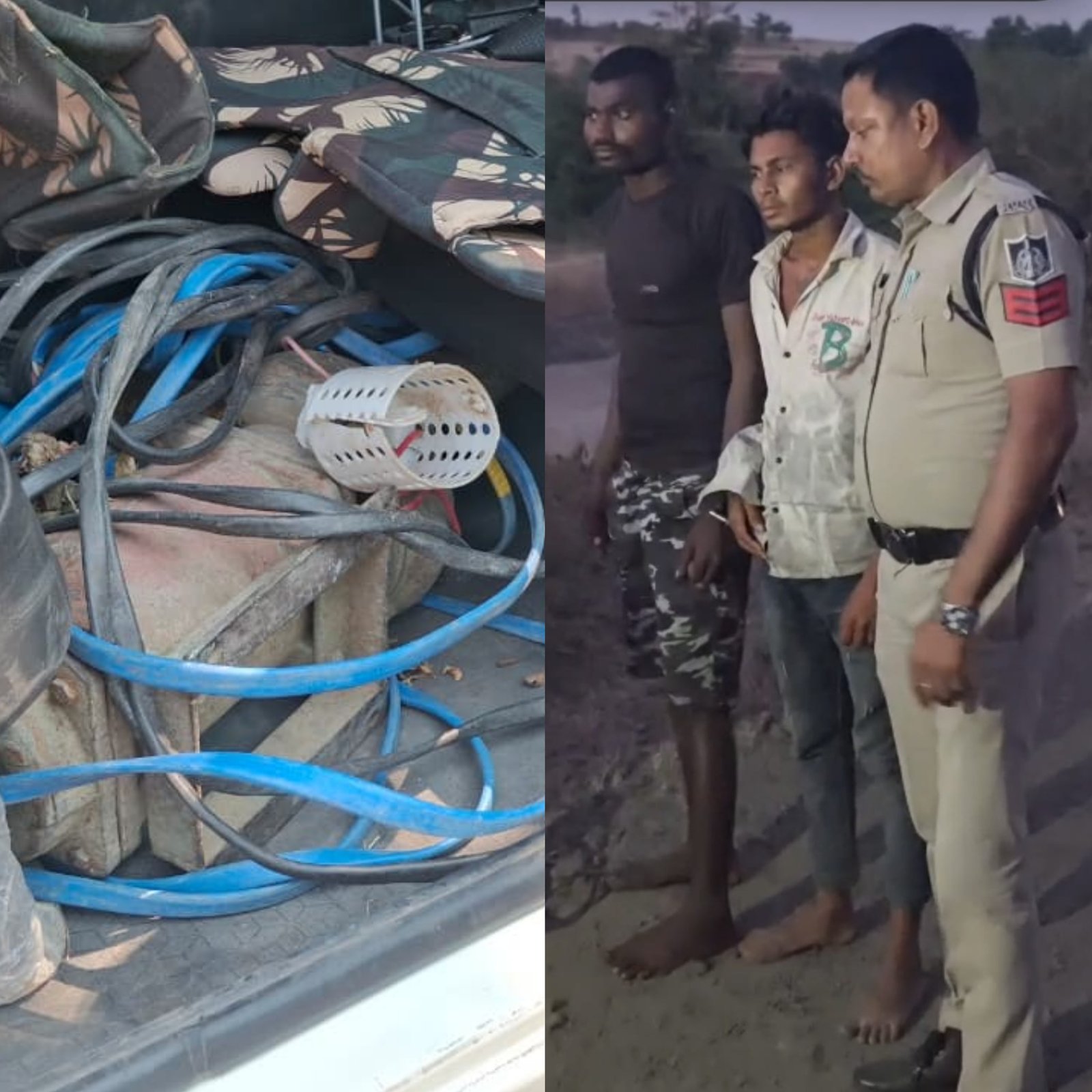 ग्रामीणों की सतर्कता और पुलिस की सक्रियता से संदिग्धों तक पहुंचने में मिली मदद