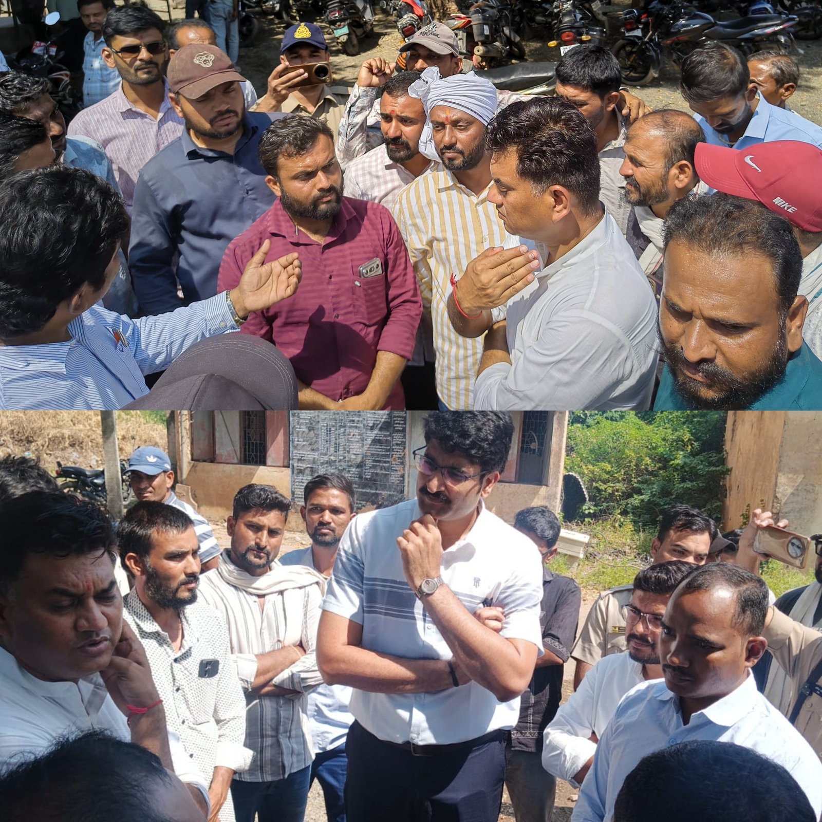 बिजली कटौती से किसानों में आक्रोश, रात 1 बजे ग्रिड पर जुटे 300 किसान