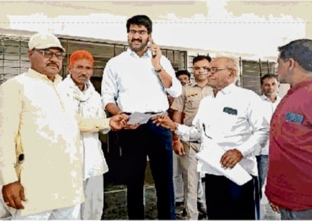 नहर के अंतिम छोर तक पानी पहुंचाने की मांग, किसान संघ ने सौंपा ज्ञापन