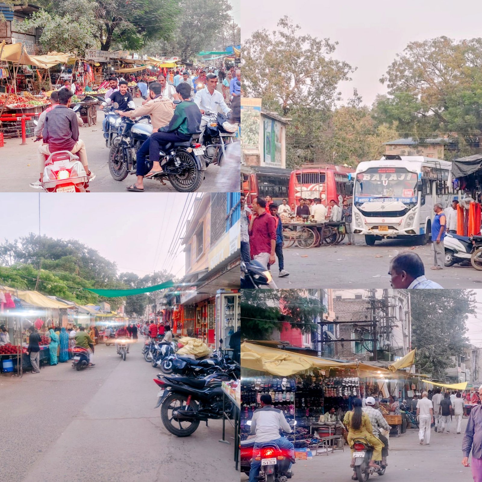 मनावर में अतिक्रमण का अंबार, मुख्य मार्गों से बस स्टैंड तक आवागमन बेहाल