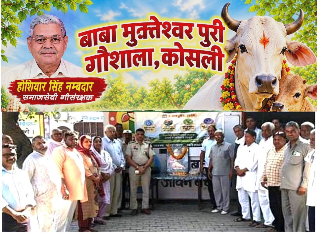 कोसली पंचायत घर में संत सिरोमणी महर्षि बाल्मीकि जयंती पर गांव वासियों द्वारा किया गया विचार गोष्ठी का आयोजन।