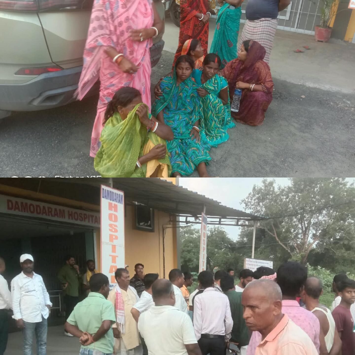 दामोदर नदी के डोंगा घाट पर मौत का हादसा, अवैध बालू उठाव के दौरान मजदूर की गई जान
